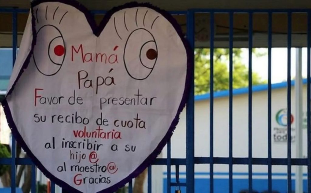 ¿ES OBLIGATORIO DAR LA COOPERACION&nbsp;ESCOLAR?