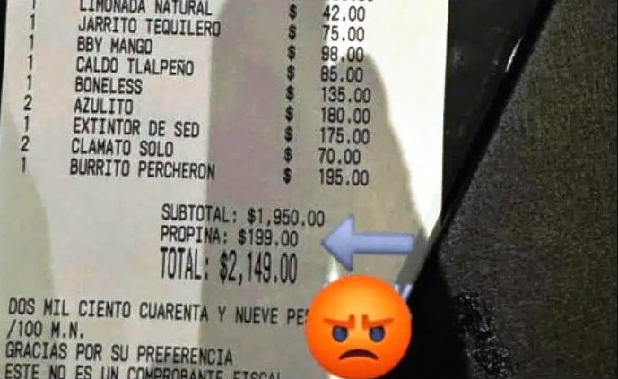 ¿PROPINA OBLIGATORIA?