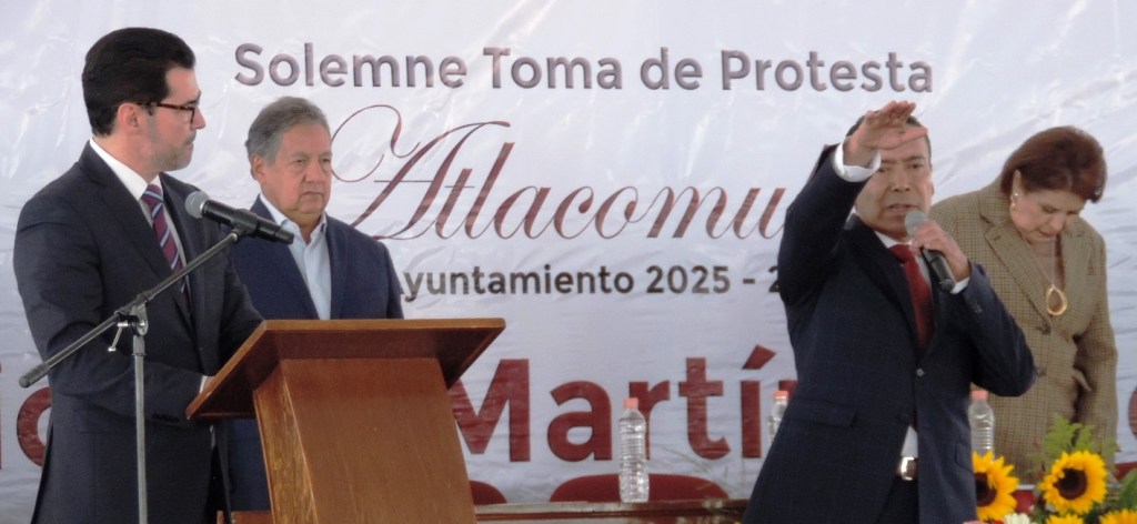 NICOLÁS MARTÍNEZ ROMERO RINDE PROTESTA COMO PRESIDENTE MUNICIPAL DE&nbsp;ATLACOMULCO