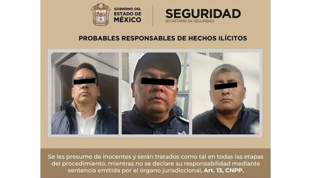 TRAS INVESTIGACIÓN POR MALAS PRÁCTICAS, COBROS DE CUOTAS Y DE EXTORSIÓN, SECRETARÍA DE SEGURIDAD DETIENE A TRES CUSTODIOS PROBLABLES RESPONSABLES DE ACTOS DE CORRUPCIÓN EN EL PENAL DE&nbsp;JILOTEPEC