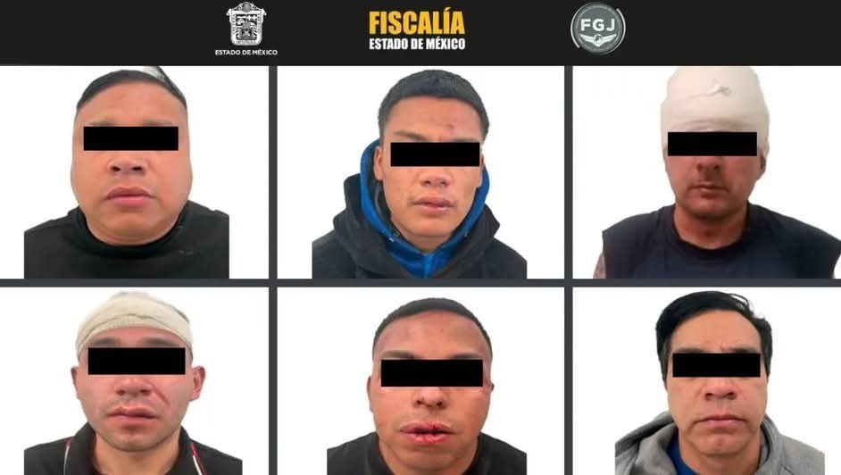 SEIS PROBABLES IMPLICADOS EN EL DELITO DE SECUESTRO EXPRÉS CON FINES DE ROBO EN JILOTEPEC, VINCULADOS A&nbsp;PROCESO