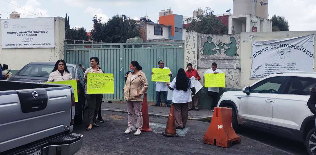 TRABAJAN BAJO PROTESTA PERSONAL DEL CENTRO DE ATENCIÓN ESTOMATOLÓGICA DE&nbsp;ATLACOMULCO