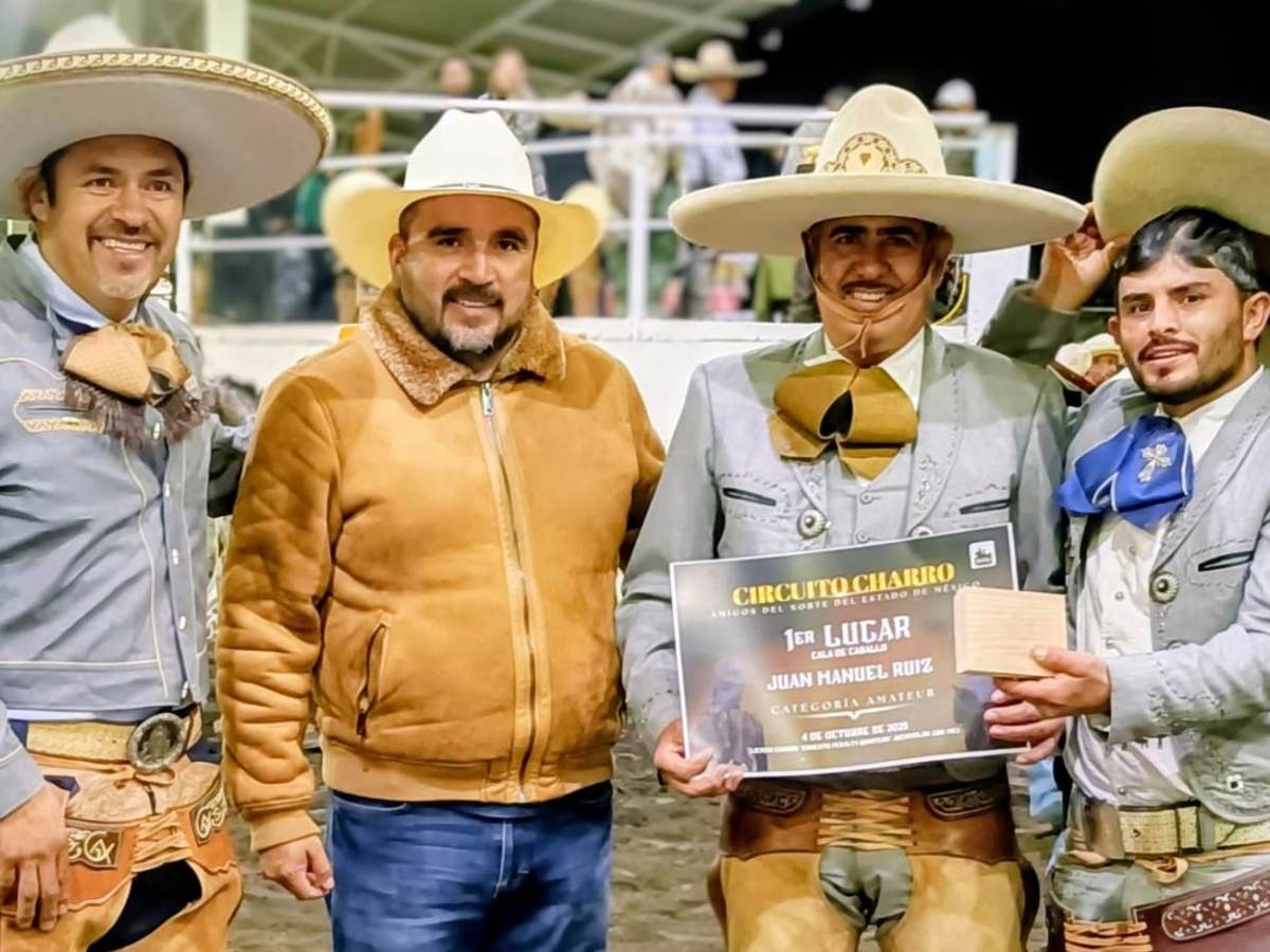 ALEXIS LÓPEZ MIRANDA PRESIDENTE DE LA AC “AMOR POR NUESTRA TIERRA, JOCOTITLÁN”, PRESENTE EN LA FINAL DEL CIRCUITO&nbsp;CHARRO