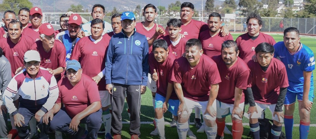 INAUGURAN CANCHA DE FÚTBOL CON PASTO SINTÉTICO EN SANTO DOMINGO SHOMEJÉ,&nbsp;ATLACOMULCO