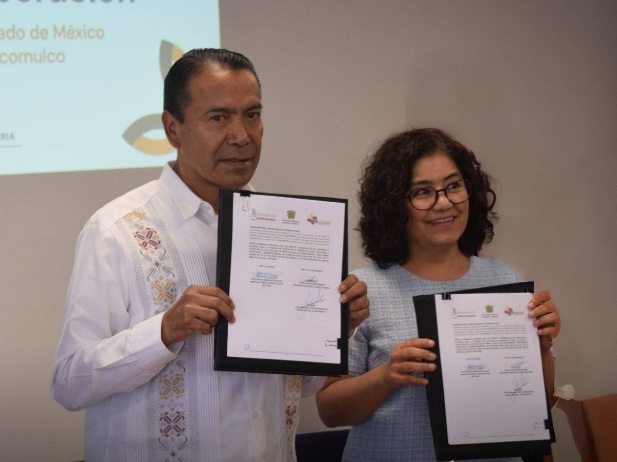 FIRMA DE CONVENIO ENTRE EL AYUNTAMIENTO DE ATLACOMULCO Y LA UAEMÉX FORTALECE OPORTUNIDADES EDUCATIVAS, DEPORTIVAS Y&nbsp;CULTURALES