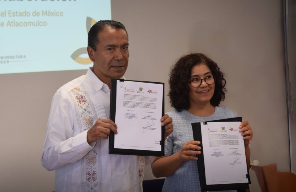 FIRMA DE CONVENIO ENTRE EL AYUNTAMIENTO DE ATLACOMULCO Y LA UAEMÉX FORTALECE OPORTUNIDADES EDUCATIVAS, DEPORTIVAS Y&nbsp;CULTURALES