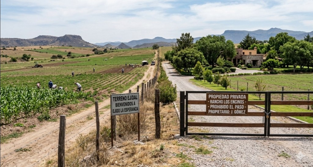 ¿CUÁL ES LA DIFERENCIA ENTRE PROPIEDAD PRIVADA Y&nbsp;EJIDO?