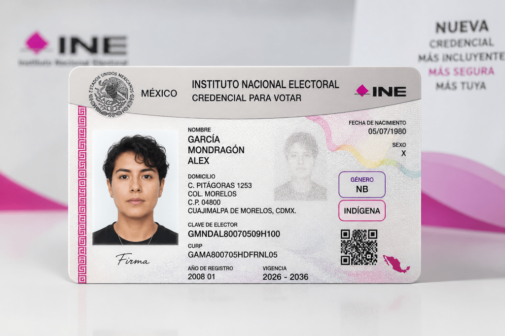 NUEVA CREDENCIAL DEL INE DIVIDE OPINIONES: INCLUSIÓN PARA UNOS, POLÉMICA PARA&nbsp;OTROS