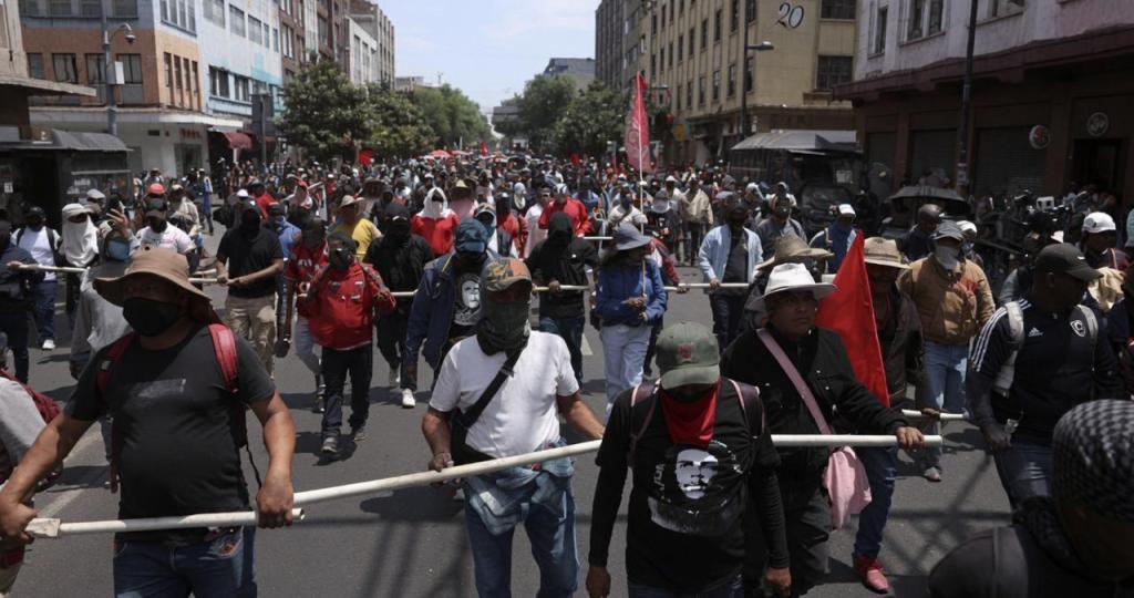 MARCHAS Y PROTESTAS COINCIDEN CON LA INAUGURACIÓN DEL MUNDIAL 2026 EN LA CIUDAD DE&nbsp;MÉXICO