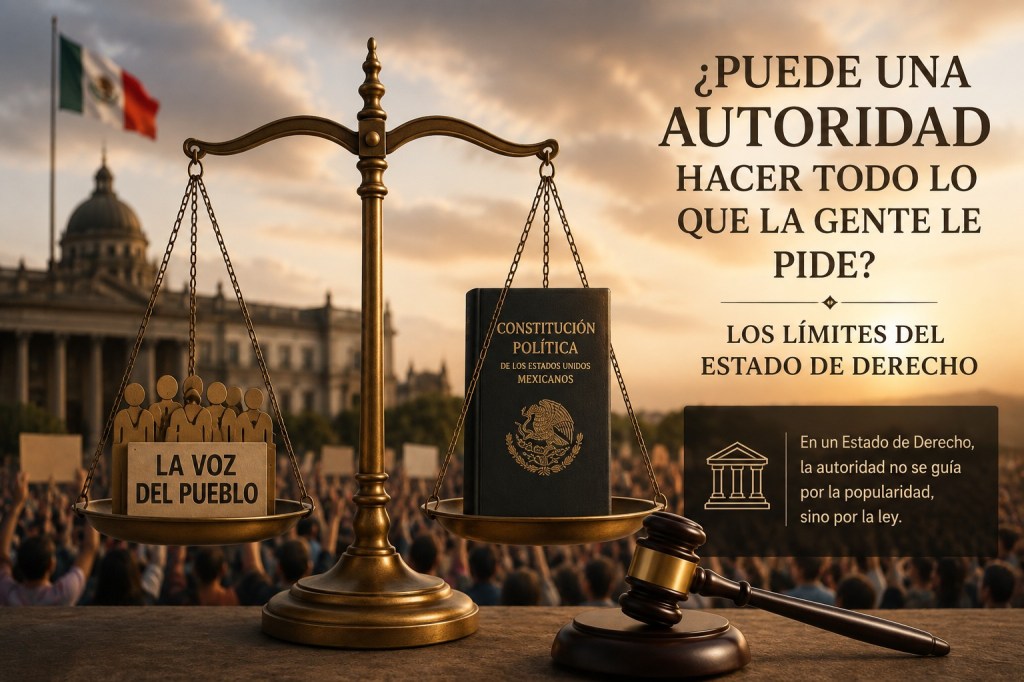 ¿PUEDE UNA AUTORIDAD HACER TODO LO QUE LA GENTE LE&nbsp;PIDE?