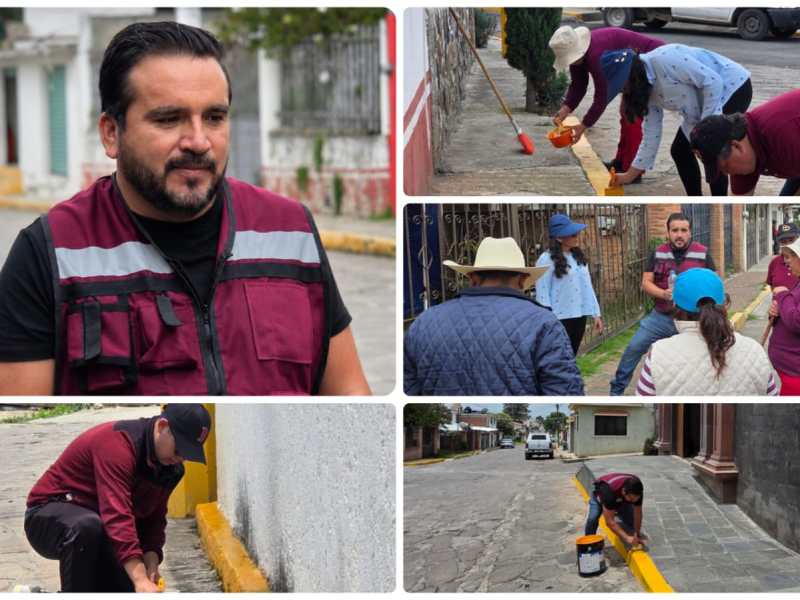 ALEXIS LÓPEZ MIRANDA ACERCA SU TRABAJO SOCIAL A MORENA EN&nbsp;JOCOTITLÁN