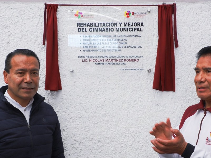 REHABILITAN LA DUELA DEL GIMNASIO MUNICIPAL DE&nbsp;ATLACOMULCO