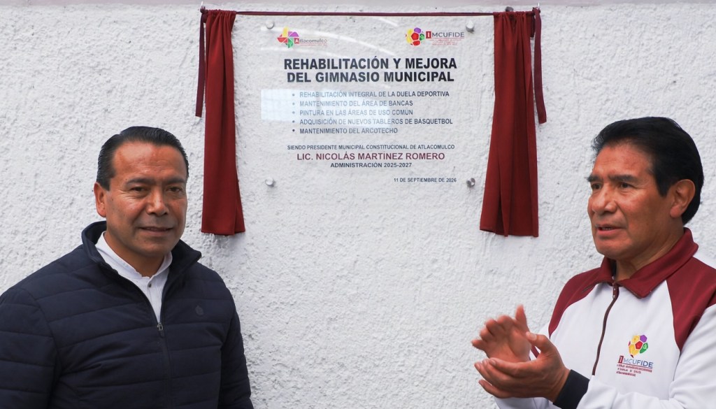 REHABILITAN LA DUELA DEL GIMNASIO MUNICIPAL DE ATLACOMULCO