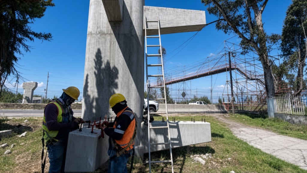 PUENTE “LA PREPA”: AVANZA EL ARMADO DE LA ESTRUCTURA DEFINITIVA