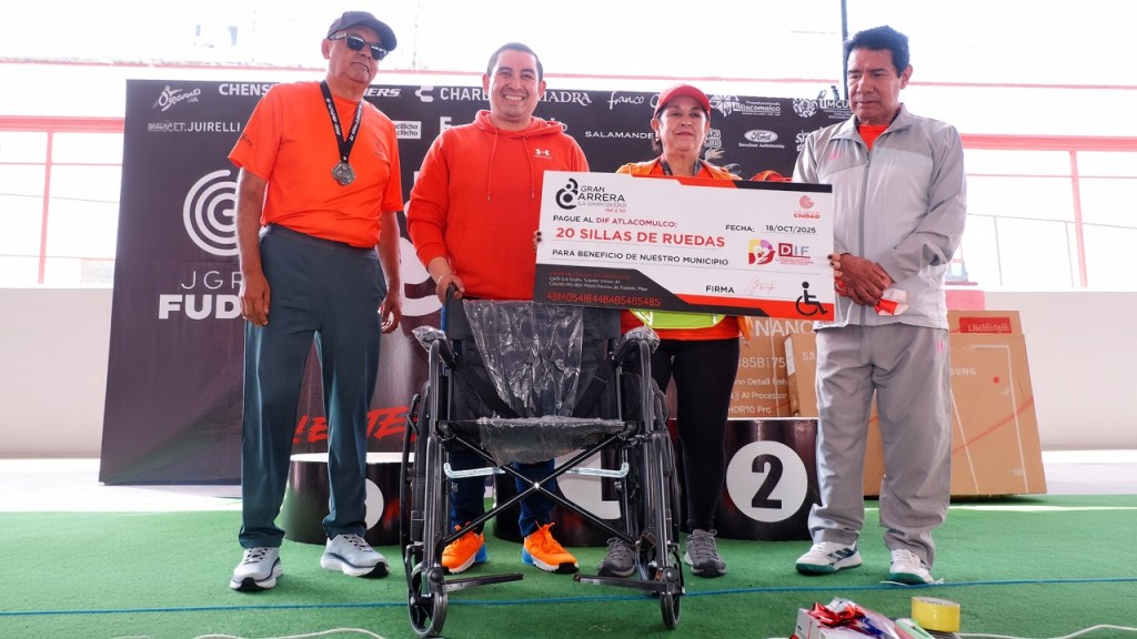 LA 8.ª GRAN CARRERA «LA GRAN CIUDAD» REÚNE A 1,300 CORREDORES EN ATLACOMULCO